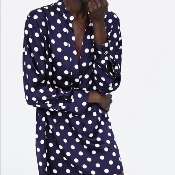 Zara Polka Dot Tunic - Picture 2 of 8